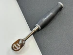 New Snap-on Tools Dark Titanium 1/4" Drive Soft Grip Fixed Head Ratchet THL72DT. Fixed Price $174.99.