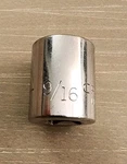 Craftsman Usa 9/16" Socket Point 3/8" Drive 43004. Fixed Price $9.50.