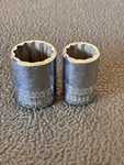 Bahco Tools 802228 7/8" & 802222 Socket 1/2" Drive 12 Point Chrome Usa. Fixed Price $40.00.