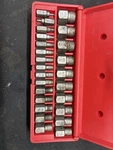 Mac Tools Screw Extractor Set 25PC 1/8INCH-7/8INCH Hexagonal Head Multi Spline. Fixed Price $110.00.