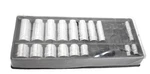 Capri Tools Drive 12 Point Socket Set 17 Pieces 3/16 9/16 Deep Chrome Finish. Fixed Price $42.99.