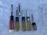Craftsman 1/4" Drive Flex Extension Spinner Magnetic Tip Awl Lot. Fixed Price $60.00.