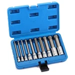 10PC Xzn Triple Square 12 Point Spline Bit Socket Set Tamper Proof Extra Long Mm. Fixed Price $22.99.