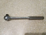 Vintage Husky 1/2" Drive Ratchet Wrench CS-45 Usa 10" Long Fine Tooth Round Head. Fixed Price $9.77.
