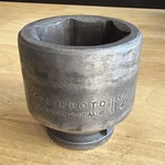 Proto Professional 1-3/4" Shallow Impact Socket Drive 6 Point 07528 Usa. Fixed Price $23.95.