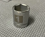 Sears Craftsman 1/2" Drive 1" 6 Point Easy Read Socket 50731 Gk Usa Dual Marked. Fixed Price $17.99.