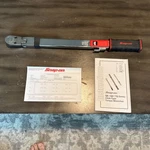 New Snap-on TQSG3F250 1/2" Drive Flex-head Torque Wrench 40-250 Ft-lb Red. Fixed Price $299.99.