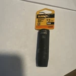 Dewalt DWMT73945OSP 12MM Black Deep Impact Socket, 1/2" Drive, 73-945D, 6-POINT. Fixed Price $13.99.