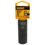 Dewalt DWMT73951OSP 21MM Black Deep Impact Socket, 1/2" Drive, 73-951D, 6-POINT. Fixed Price $10.94.