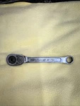 Snap-on Tools Chrome RF720 Refrigerant Ratchet Wrench. Fixed Price $30.00.