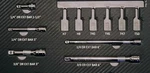 Kobalt 5 Piece Set Two 3/8" Drive Bars Three 1/4". Fixed Price $20.47.