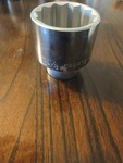 Craftsman U.s.a -g- 3/4 Drive #47789 12-POINT 1/8" Chrome Socket. Fixed Price $50.00.