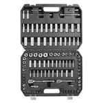 Vevor Socket Set 1/4IN 3/8IN Drive And Ratchet 6-POINT 106 Pcs Tool. Fixed Price $66.47.