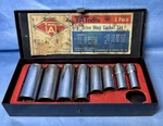 Vintage Tatools (thorsen Tool) 3/8" Drive 9 Pc Deep Socket Set + Case Japan. Fixed Price $76.49.