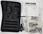 Sears Craftsman Usa Nos 53PC Mechanics Tool Socket Set W Pouch Box 33853 Sealed. Fixed Price $144.87.