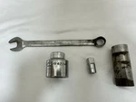 Snap-on & Mac Tools Sockets, Wrench And Adaptor Lot. Fixed Price $44.99.