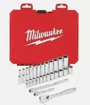 Milwaukee 1/4" Ratchet & Socket Set Metric 28 Pc 48-22-9504 New. Fixed Price $65.50.