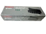 New Craftsman Evolv 16-PC Deep Impact Socket Set W/rails 1/2 In. Drive Sae 16820. Fixed Price $64.97.
