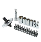 Pittsburgh 67973 18-PC Metric Finger Ratchet Set 1/4" Drive Vanadium Steel. Fixed Price $13.75.