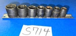 Snap-on Tools 7 Piece 3/8 Drive Sae Short Impact Socket Set 6 Point 3/4. Fixed Price $75.00.