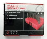 Sunex 1811 10 Piece 1/4" Drive Deep Sae Impact Socket Set. Fixed Price $34.00.