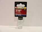 Ace 23632, 7/16" Socket, 1/2" Drive, 12 Point, Pro Series. Fixed Price $6.95.