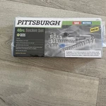 Pittsburgh 40 Pc Socket Set 1/4" - 3/8" Ratchet Wrench Sae & Metric Item 47902. Fixed Price $14.99.