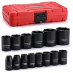 Casoman 14-PIECE 1/2-INCH Drive Impact Socket Set. Fixed Price $48.99.