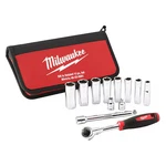 Milwaukee Tool 48-22-9001 3/8 In Drive Socket Wrench Set Metric 12 Pieces 10 Mm. Fixed Price $79.99.