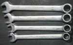 Popular Mechanics Metric Combination Cr-v Wrench Set 12MM, 13MM, 14MM, 15MM. Fixed Price $16.99.