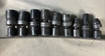 Snap-on Usa 9PC Sae Shallow Impact Universal Swivel Socket Set 1/2" Drive Tools. Fixed Price $90.00.