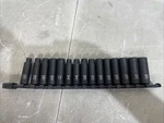 Sunex 3/8 Drive Deep Impact Socket Set. 5-16 To 9/16 And 8MM 17MM 15PC. Fixed Price $63.00.