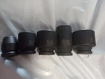 Grey Pneumatic 6PT Impact Sockets Pc 44MM 33MM 1-5/8 5/16 Proto 19MM 3/4" Dr. Fixed Price $69.99.