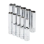 Husky 1/4 In. Drive Deep Metric Socket Set (10-PIECE). Fixed Price $14.99.