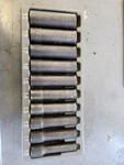 Snap On 310SIMMYA 10PC 1/2" Drive Metric Deep Impact Socket Set Usa 10-19MM. Fixed Price $149.99.
