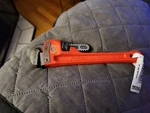 (1) New Ridgid 31005 8" Cast Iron Pipe Wrench, 1-1/2" Capacity. Fixed Price $39.99.
