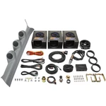 Glowshift Boost, Oil Psi, Wideband Air Fuel Gauges + Pod For 08-15 Lancer Evo X. Fixed Price $462.99.