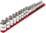 Tekton 1/4, 3/8, 1/2 Inch Drive Hex Bit Socket Set With 22-PIECE (2-19 Mm). Fixed Price $141.01.