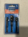 Century Drill & Tool 3 Piece Impact Pro High Socket Adapters Power Notch. Fixed Price $24.99.