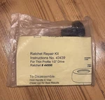 43439 Craftsman Ratchet Repair Kit For 1/2 Dr 44996 !. Fixed Price $23.99.