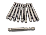 10 Wobble Power Extension Bars Driver Bits 1/4". Fixed Price $15.99.