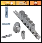 3/8" Drive Shallow Socket Set, 7-PIECE Bi-hex, Sizes 1/8"-1/2", Mechanics Tool. Fixed Price $74.99.