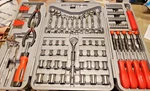 Cartman 123 Piece Socket Wrench Set Auto Repair Toolbox Storage Case. Fixed Price $99.00.