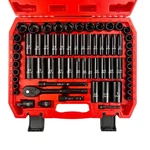 Eaceliy 3/8" Socket Set,drive Impact (5/16"-1"), Black. Fixed Price $92.48.