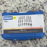 Kobalt Internal/external Star Bit Socket Set 1/4 Inch Drive And 3/. Fixed Price $39.95.