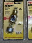 Maxcraft Lighted Socket Adapters 60255 3/8'' Drive With Button Cell Batteries. Fixed Price $10.00.