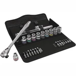 Wera 05004081001 Sc 11 Zyklop Metal Ratchet Set, 1/2" Drive, Imperial. Fixed Price $195.68.