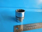 Used ,snap On " Mm 3/4 In. Dr. Short 12 Point Socket, #LDHM362. Fixed Price $73.00.