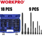 Workpro 18PC/9PCS Impact Driver Extension Bar Socket Accessories. Fixed Price $38.99.