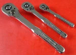 New Craftsman Piece Full Polish Thin Low Profile 72T Ratchet Set 1/4 3/8" 1/2". Fixed Price $56.83.